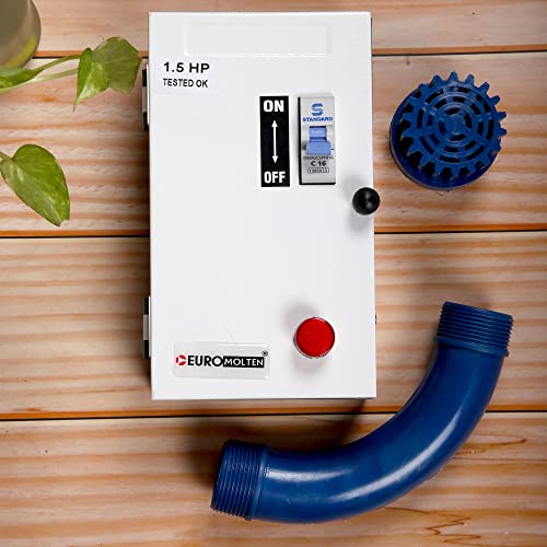 Image of 1.5Hp Open Well Submersible water Pump, ISI certified for Quality by BIS, Dual Carbon Bush Technology, Head 125 feet,1 inch delivery (Heavy Duty Pump) (15 months Warranty-Value flow)