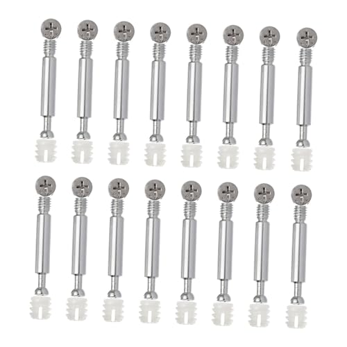 Connecteurs d'armoire cylindriques Healvian | Finition premium en zinc pour meuble