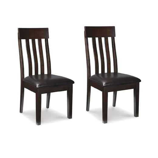 Faux Leather Cushioned Dining Chairs