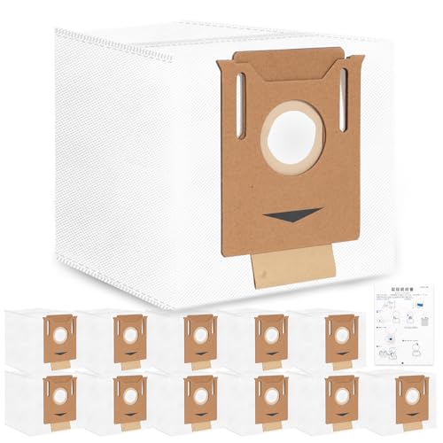 交換用紙パック 互換品 N8+ N8 Pro+ N10 PLUS T8 T8+ T8 AIVI T8 AIVI+ T8 MAX T9+ T9 AIVI+ DX93D DX96 対応 ダストバッグ ロボット掃除機 消耗品 (12枚) エコバックス対応