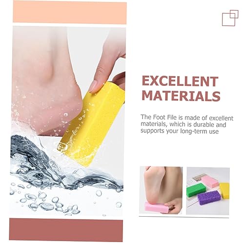 Healvian 12 Peças Placa De Fricção De Pedra-pomes Pedicure Pedra-pomes Kit De Arquivos De Pé Esfolia