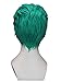 DAZCOS Roronoa Zoro Short Green Anime Cosplay Wig (Green)