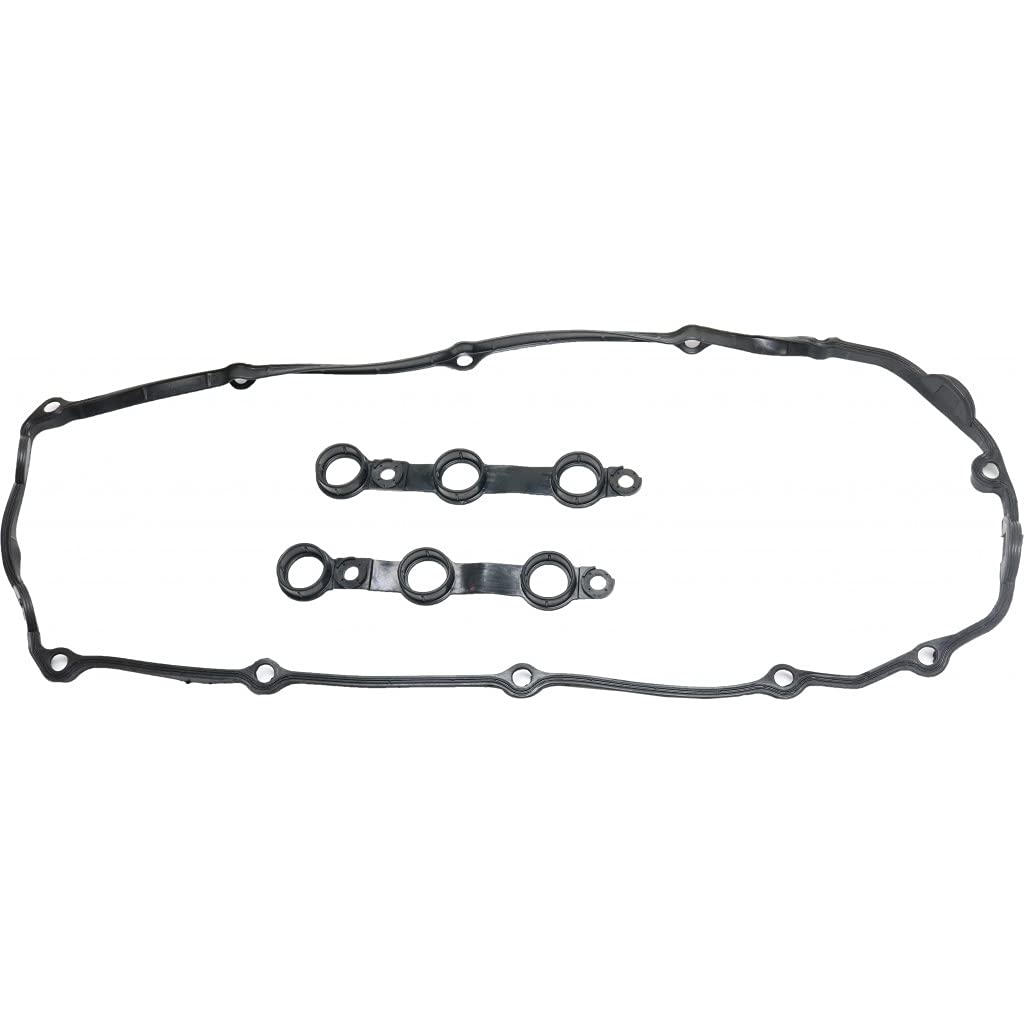 for BMW Z4 Valve Cover Gasket 2003 | w/Spark Plug Tube Seals | 6 Cyl | 2.5L / 2.8L / 3.0L Engine | Rubber Material
