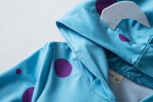 Disfraz Sulley Monster Inc para Niñas miniatura 3
