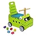 Primi Passi Carrellino Cavalcabile in Legno COCCODRILLO cm 35x27x44 per bambini. Età 12 Mesi. I'm Toy.