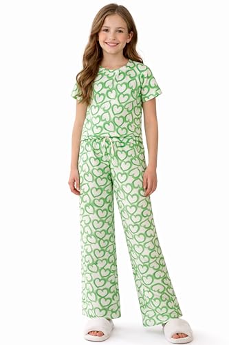Image of TotzTouch Night Dress Kids Girls - Soft, Comfy & Adorably Stylish Printed Pyjama Set Age 6 Months to 15 Years