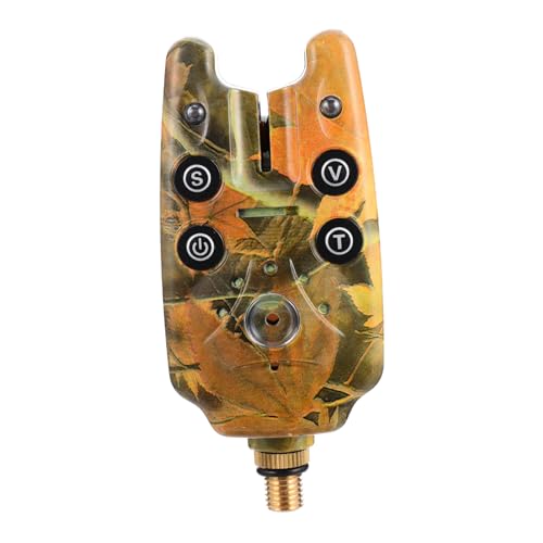 Abaodam Fishing Bite Alarm with Volume and Led Indicator Electronic Fish Rod Alert for Night Fishing for Beginners and Enthusiasts Design for All Conditions