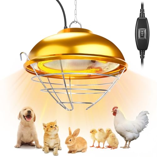 350 Watt Chicken Coop Heater, Hanging Heat Lamp for