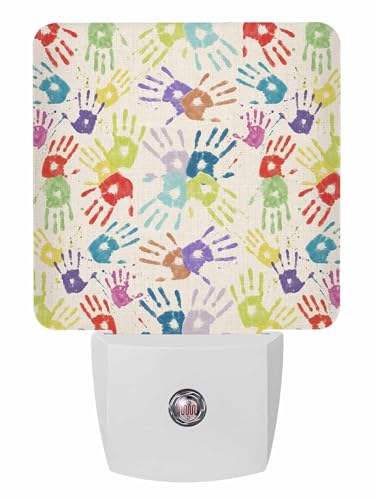 Lámpara de noche con sensor luz Winvebermior beige miniatura 1