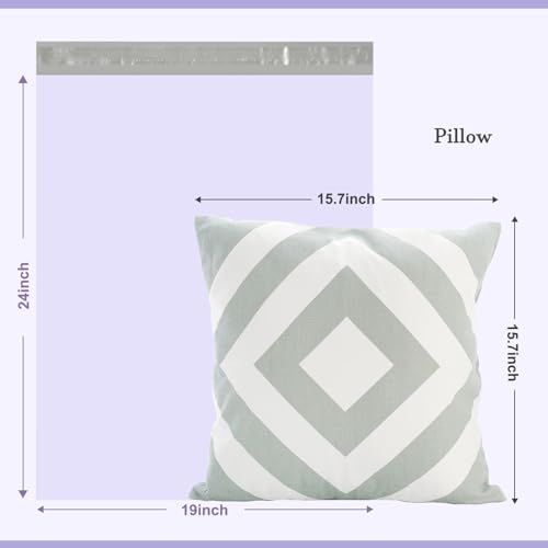 Image of Metronic Large Poly Mailers 19x24 100 Pcs, Strong Adhensive Shipping Bags for Clothing, Waterproof Mailers Bags for Small Business, Shipping Envelopes, Tear-resistant Packing Bags in Lilac Purple