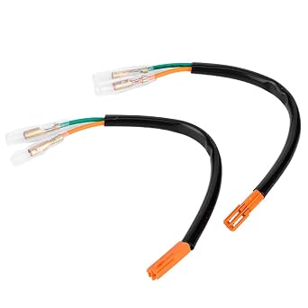 2PCS Motorcycle Turn Signal Marker Wire Adapter Plug Connector for Honda CBR1000RR CBR500R CBR 650R CRF250L CB650F NC 700 750 MSX125 2 pins Connector