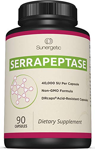 Premium Serrapeptase Enzyme Supplement – Helps Support Sinus Health – Powerful Serrapeptase Enzymes