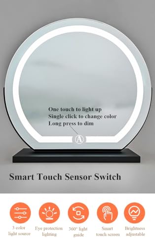 Espejo Maquillaje LED Arco Ultra Ancho 40cm Negro miniatura 6