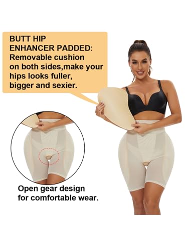 Image of Hip Pads Shapewear Shorts for Women Curvy Hip Enhancer Booty Pads, All-Day Comfort for Daily & Special Occasions