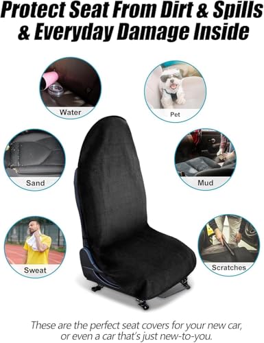 Funda asiento coche Audi Q3 2011-2018: protector impermeable tipo toalla 6