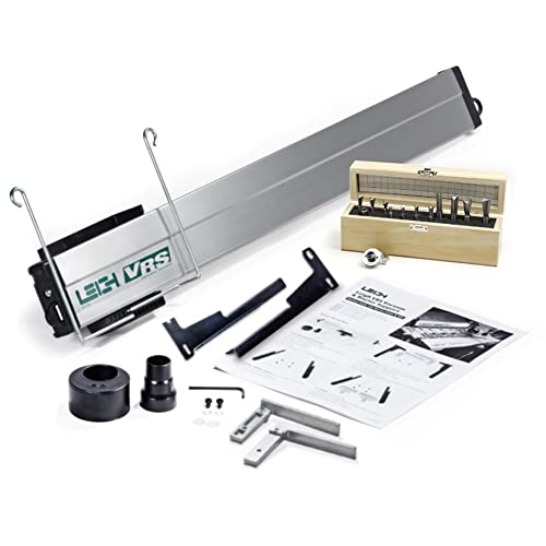 Leigh Ac D24 Router Jig Accessory Kit – Leigh Dovetail Jig Kit Includes Vrs, & Supports 12 Piece Bit Set - Dust-Free Dovetail Router Jigs – Dovetail Router Bit Set Features ½” & 8Mm Shank Bits #TOP2