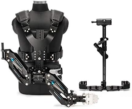 FLYCAM Vista-II Arm Vest with Redking Stabilizer Steadycam | Dual Arm Body Mount Stabilization System for DSLR Video Film Cinema Camera Camcorders up to 7kg/15.4lb +Bag (FLCM-VSTA-RK)