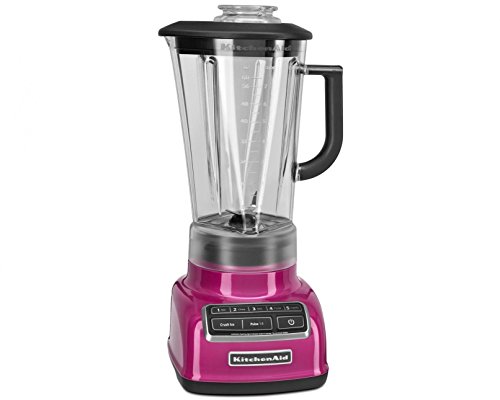 KitchenAid KSB1575RI 5-Speed Diamond Blender with 60 oz. BPA-Free Pitcher, Raspberry Ice