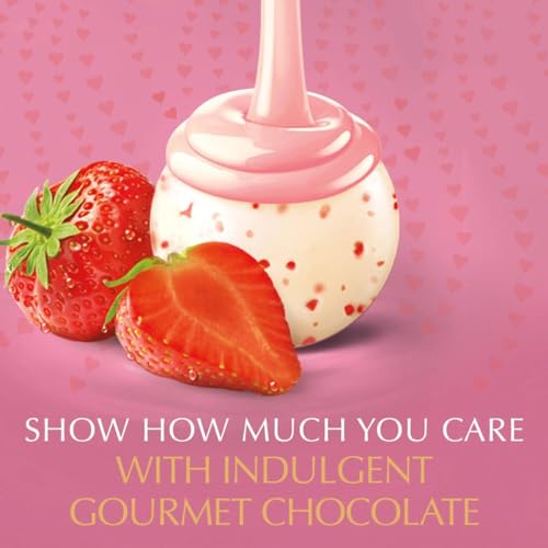 Lindr Strawberry and Cream Truffles 200g 1 box Approx 16 balls