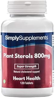 Plant Sterols 800mg | 120 Tablets = 4 Month Supply | Potent One-a-Day Formula | Vegan & Vegetarian Friendly | Proven to Naturally Lower Cholesterol | Manufactured in The UK
