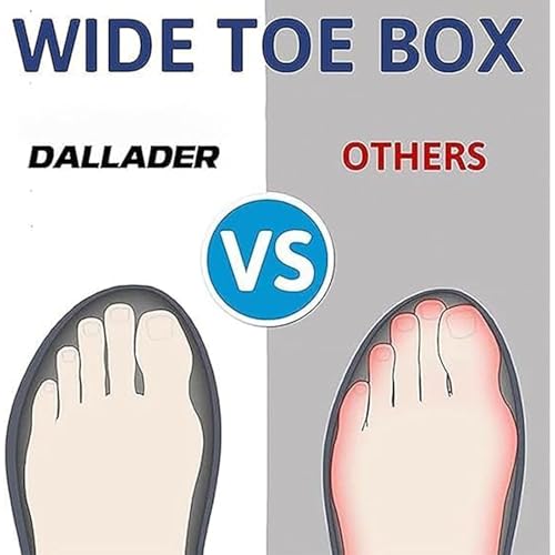 Men's Comfortable Waterproof Orthopedic Walking Shoes, Orthopedic Support Anti-Sprain Hiking Shoes(Black,9)4