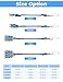 BLUEWING Blue Water Outrigger Halyard Line Lock Pulley Double Aluminium Alloy with Stainless Steel/Brass Snap Swivel for Offshore Fishing, Blue