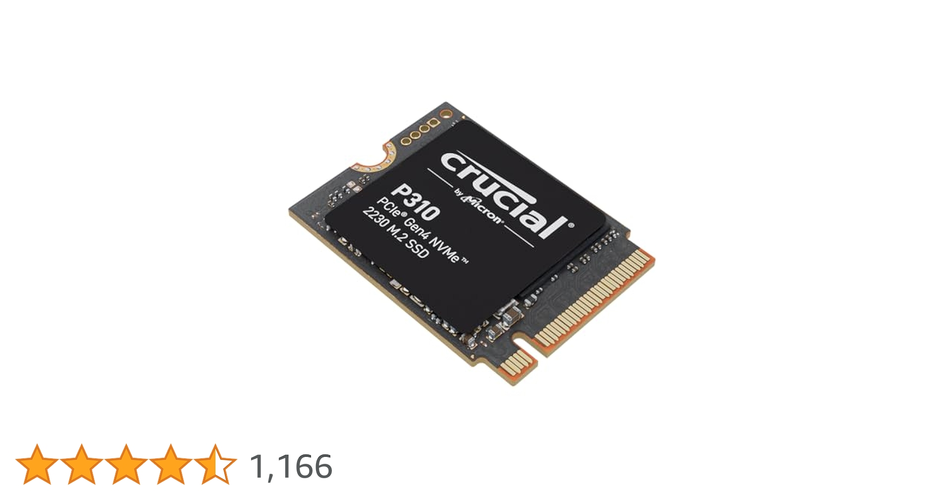 Crucial P310 1TB PCIe Gen4 SSD - Ultrafast Gaming Performance.