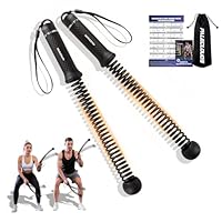 Ropeless Battle Ropes, Battle Rope Ohne Seil mit Tragetasche & Übungsanleitung, Gewichtete Trainingsseile für HIIT, Ganzkörpertraining, Kraft, Ausdauer, Fettverbrennung, Home Gym Schwarz