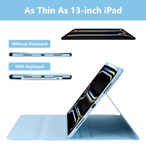 aMZCaSE iPad Pro 13インチ用 キーボード付きケース (M4、2024) の商品画像 3