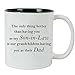 Only thing better than having you as my son-in-law is our grandchildren having you as their dad - Ceramic Mug (Black) with Gift Box