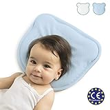 ✅ UNIVERSAL Y LIGERA 🌍🛠️| Puedes utilizarla donde quieras, compatible con todas las cunas, carritos, capazos, cambiadores, mecedoras y cochecitos. La almohada es liviana (300g) y facil de trasportar: su tamaño es de 23*22*3*1.5cm. Almohada plagiocefalia bebe con bolsita de transporte e instrucciones de uso