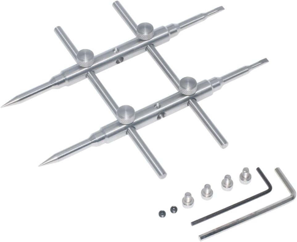 Precise Lens Spanner Wrench Tool for Camera Lens Repair Replacement and Removal Tool with Double Sided Pointed Flat Tips
