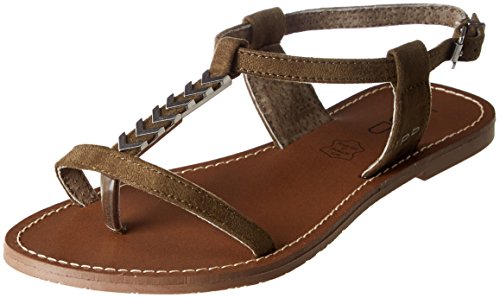 Les P'tites Bombes Petunia, Sandales Bride Arriere Femme, Vert (Kaki), 40 EU (6.5)
