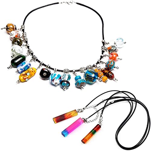 48 Pcs Waxed Necklace Cord, 6 Assorted Colors Necklace Rope, Leather Necklace Cord With Clasp For Jewelry Making, Cord Necklace For Bracelet, Beads, Pendants, Charms #TOP6