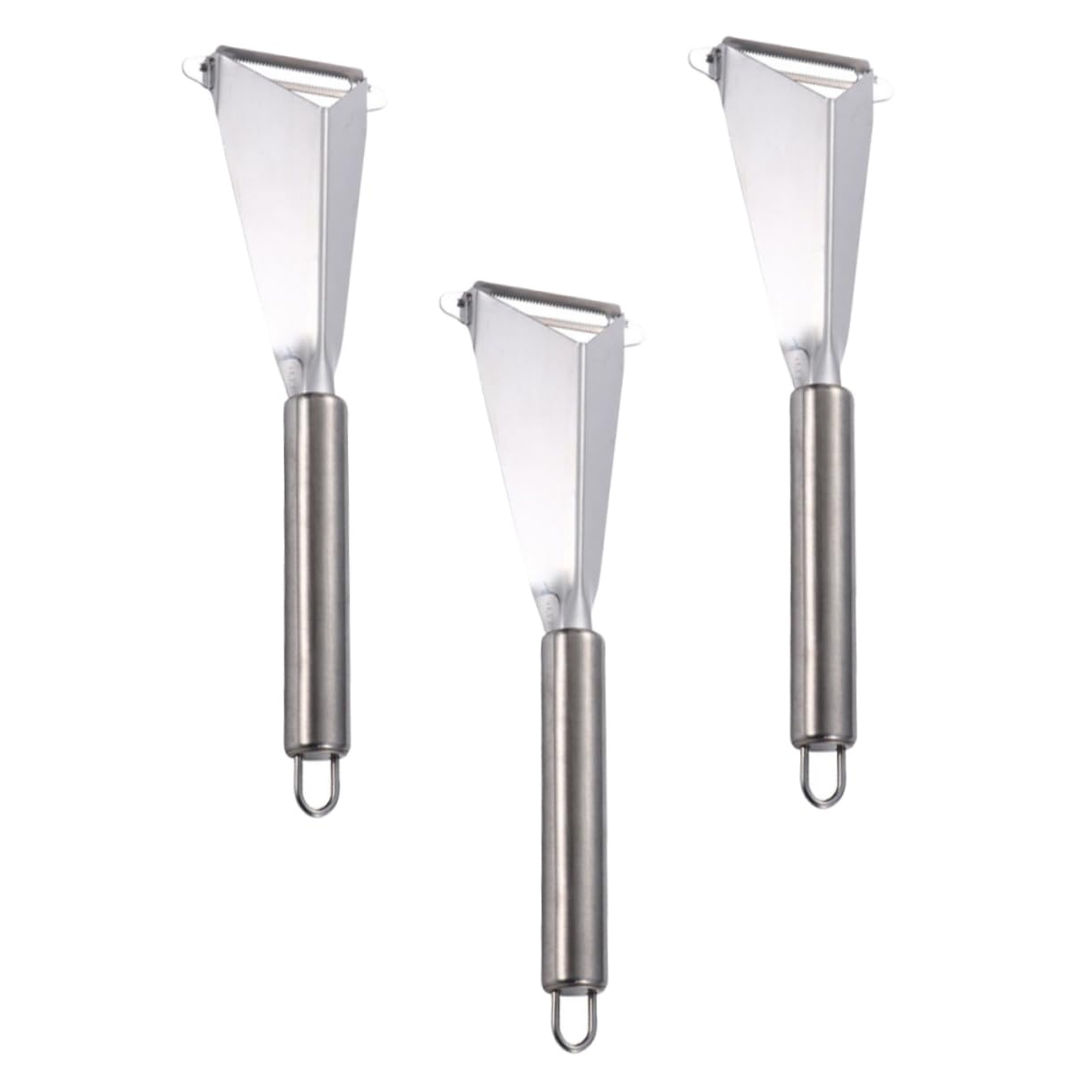 HOLIDYOYO 3pcs Stainless Steel Food Vegetable Carving Cutters Easy Clean Maintain Kitchen Fruit Carving Knives Fruit Device