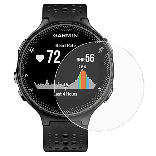 OcioDual 2X Protector de Pantalla para Reloj Garmin Forerunner 235, Vidrio tempplado