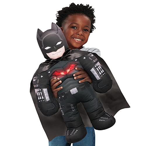 Batman The Bashin’ Battler Talking 18-Inch Plush Toy With Light-Up Chest And Action Phrases, The Movie, Kids Toys For Ages 3 Up, Gifts And Presents By Just Play #TOP2