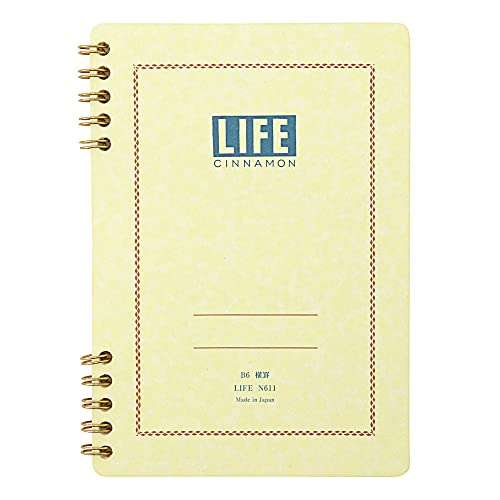 Carnet à anneaux B6 IPPINKA LIFE : fini le papier qui bave grâce aux 60 feuilles japonaises