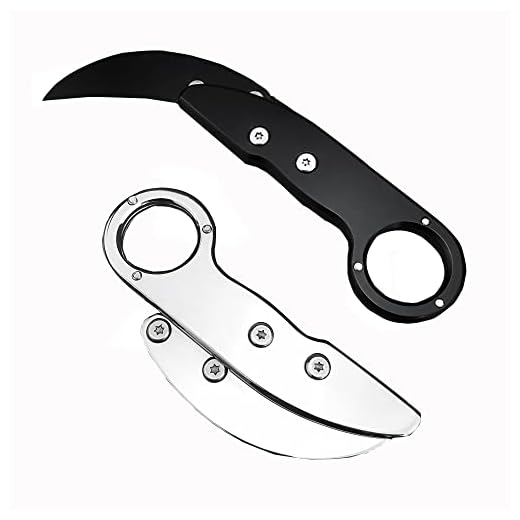 Generies Brands Provoke Claw Retractable Knife Folding Pocket Knife Morphing Karambit Outdoor EDC Kinematic Pivot Action Knife Multi-Function Knife,Integrated Safety Lock (White)