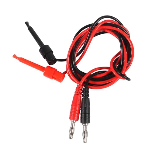 Image of 4Pair 4MM Banana Plug to Test Hook Clip Test Lead Cable for for Multi-Meter, Electrical Test Jumper Wire 100cm /3.3ft Electrical Connector