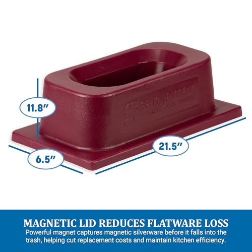 KatchAll resistente acero inoxidable rojo para contenedor Slim Jim San Jamar ka1951 2