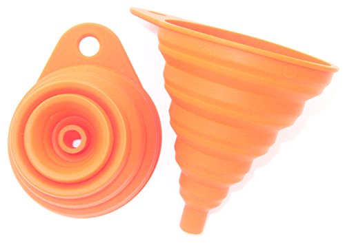 Set da 2 imbuti pieghevoli in silicone, 4 colori