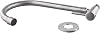 304 Stainless Steel Wall Mount Kitchen Faucet Featuring 360 Degree Rotating Spout and Long Life Valve Core Technology (M)