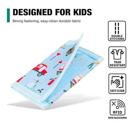 Image of Kids Wallet for Boys Ages 4-12, Fire Truck Boys Wallet, Toddler Wallets with Coin Pocket, Novelty Christmas & Birthday Gift