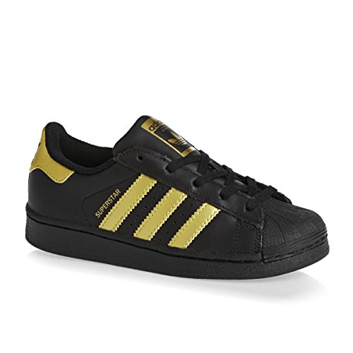 adidas Superstar C Sneaker, Schwarz (Negbas/Dormet/Dormet), 30.5...