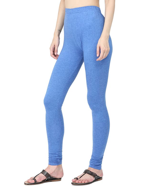 Image of Robinbosky Cotton Churidhar Leggings for Women - Stylish, Stretchable & Flattering Fit for All-Day Comfort