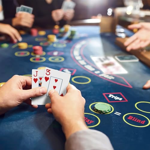 Spielkarten, Kartenspiel, 2er-Pack, Pokerkarten-Set, Jumbo-Spielkarten für Erwachsene und Senioren, Kartenspiele für Familienspielabend, Party, Casino-Magie (grün) – Bild 7