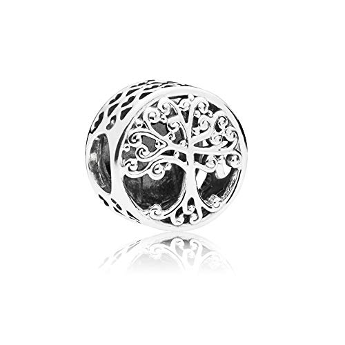 Preisvergleich Produktbild LafeeJewels Familien Stammbaum Charm Anhanger 925 Sterling Silber (Oxidized Silber, Silber)