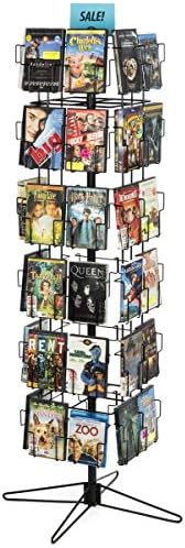 Amazon.com: Retail Display Rack, CD/DVD Display Stand, Floor Standing ...