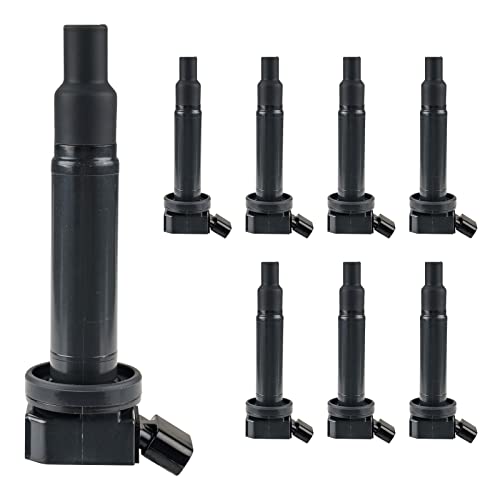 Image of PHILTOP Ignition Coil 8 Packs UF230 Fit for Toyota Tundra 2000-2009, Sequoia 2001-2009, 4Runner 2003-2009, Lexus GX470 2003-2009, SC430 2002-2010, LS430 Land Cruiser LX470 GS430 4.7L